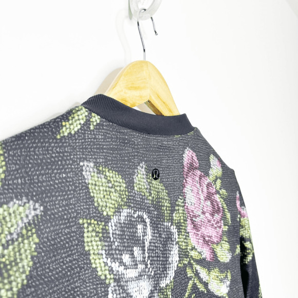 Lululemon Party Bomb Jacket Garden Party Smooth Silver Multi Black womens 2 - Picture 10 of 10